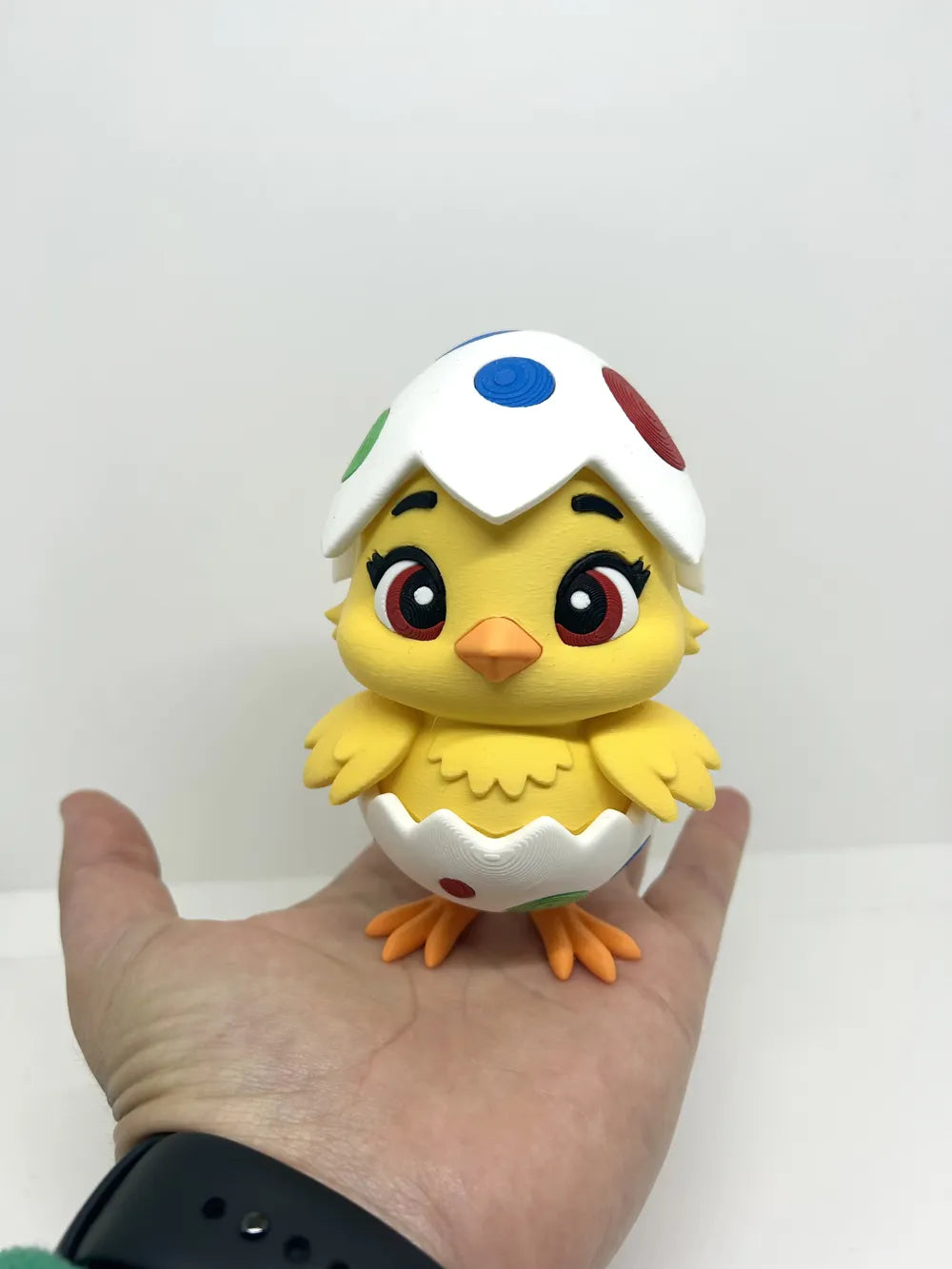 3D Printed Toy Action Figure Model -Cute chick image 0