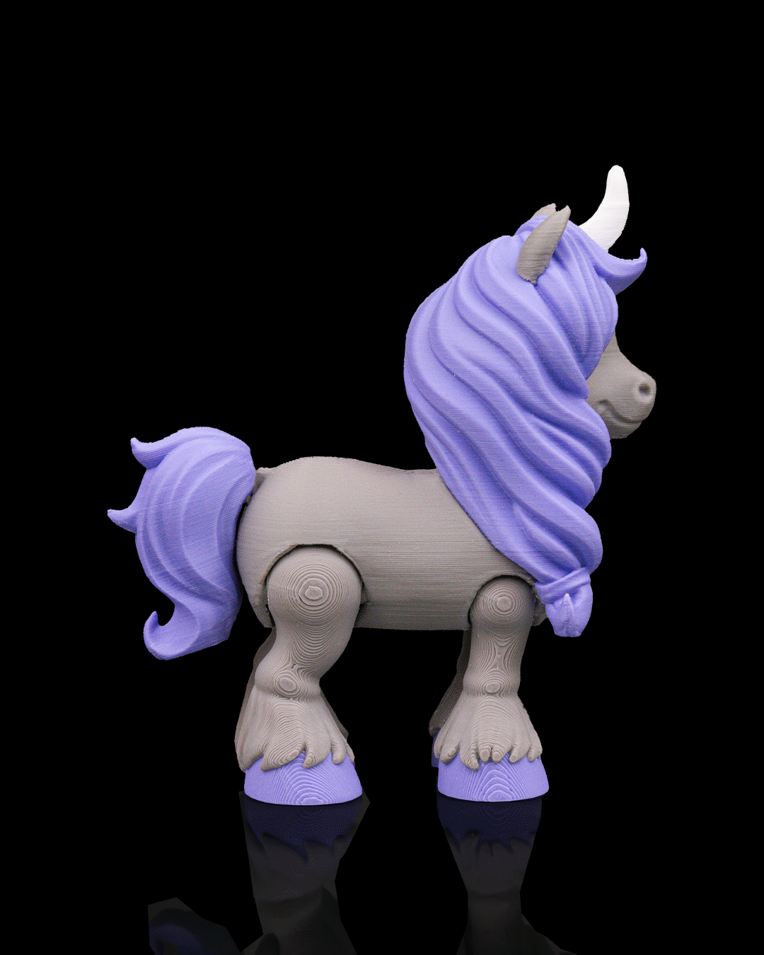 3D Printed Flexible Unicorn Starlight Wish image 3