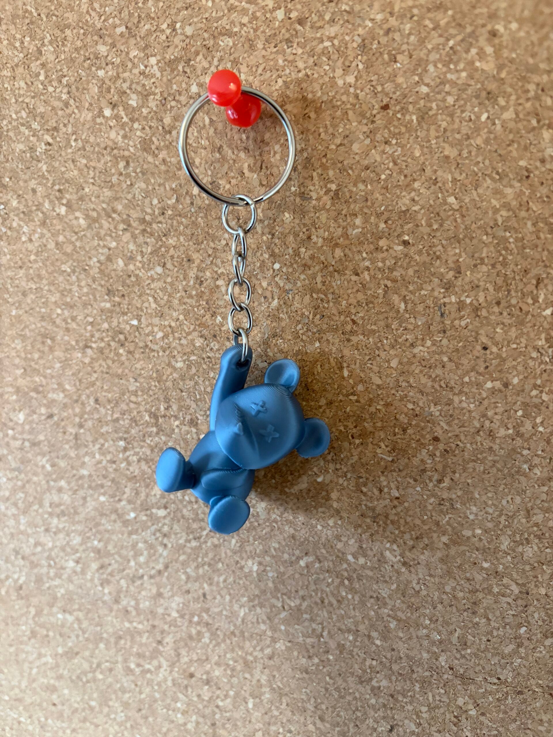 3D Printed Key Ring - Polar Bear image 0