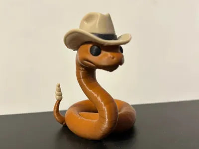3D Printed Italian Brainrot Action Figure Model -Linguicine serpentine image 0