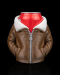 3D Printed Leather Jacket Beer, Pen Can Holder image 0