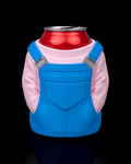 3D Printed Work Overalls Beer, Pen Can Holder image 0