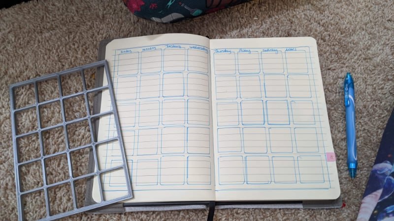 3D Printed Make Your Own Diary Template image 0