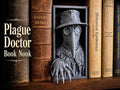 3D Printed Plague Doctor Book Nook – Gothic Shelf Insert