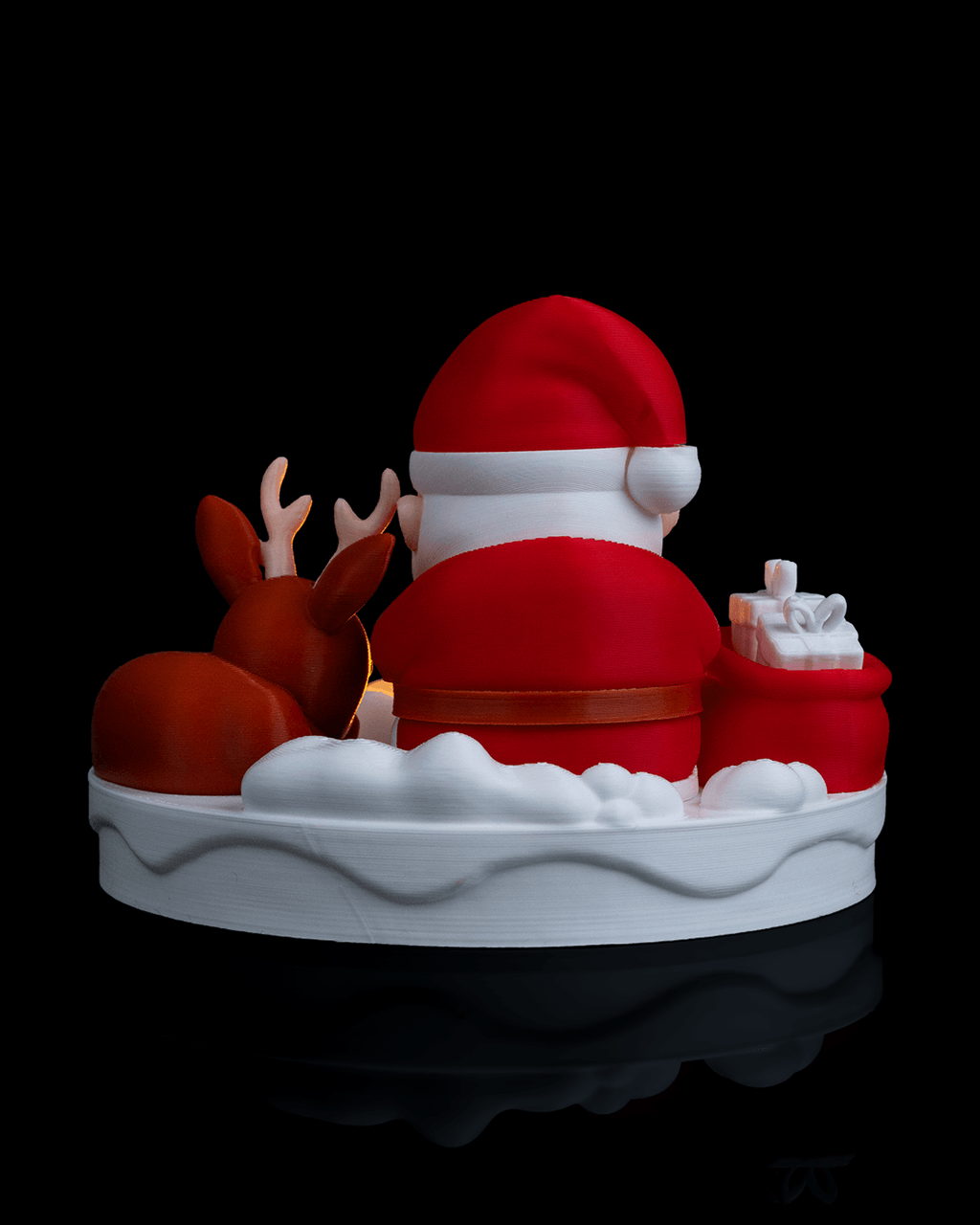 Christmas Santa’s Bonfire - Light Up Table Lamp image 5