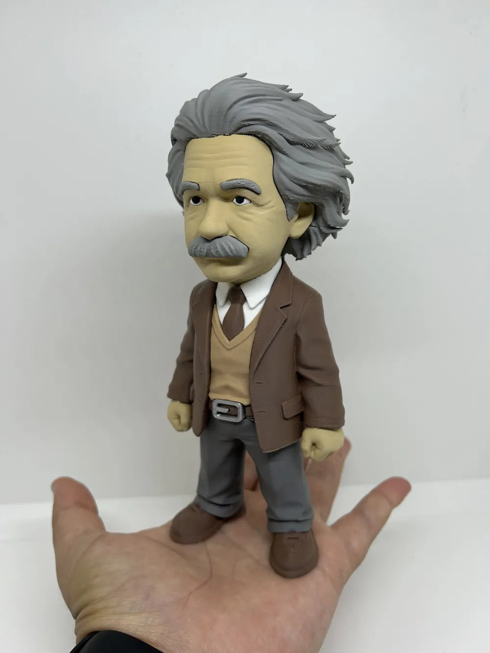 3D Printed Toy Action Figure Model - Albert einstein image 0