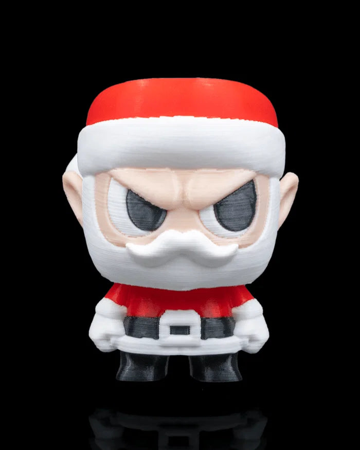 3D Printed Christmas Model Toy - Santy Claus image 0