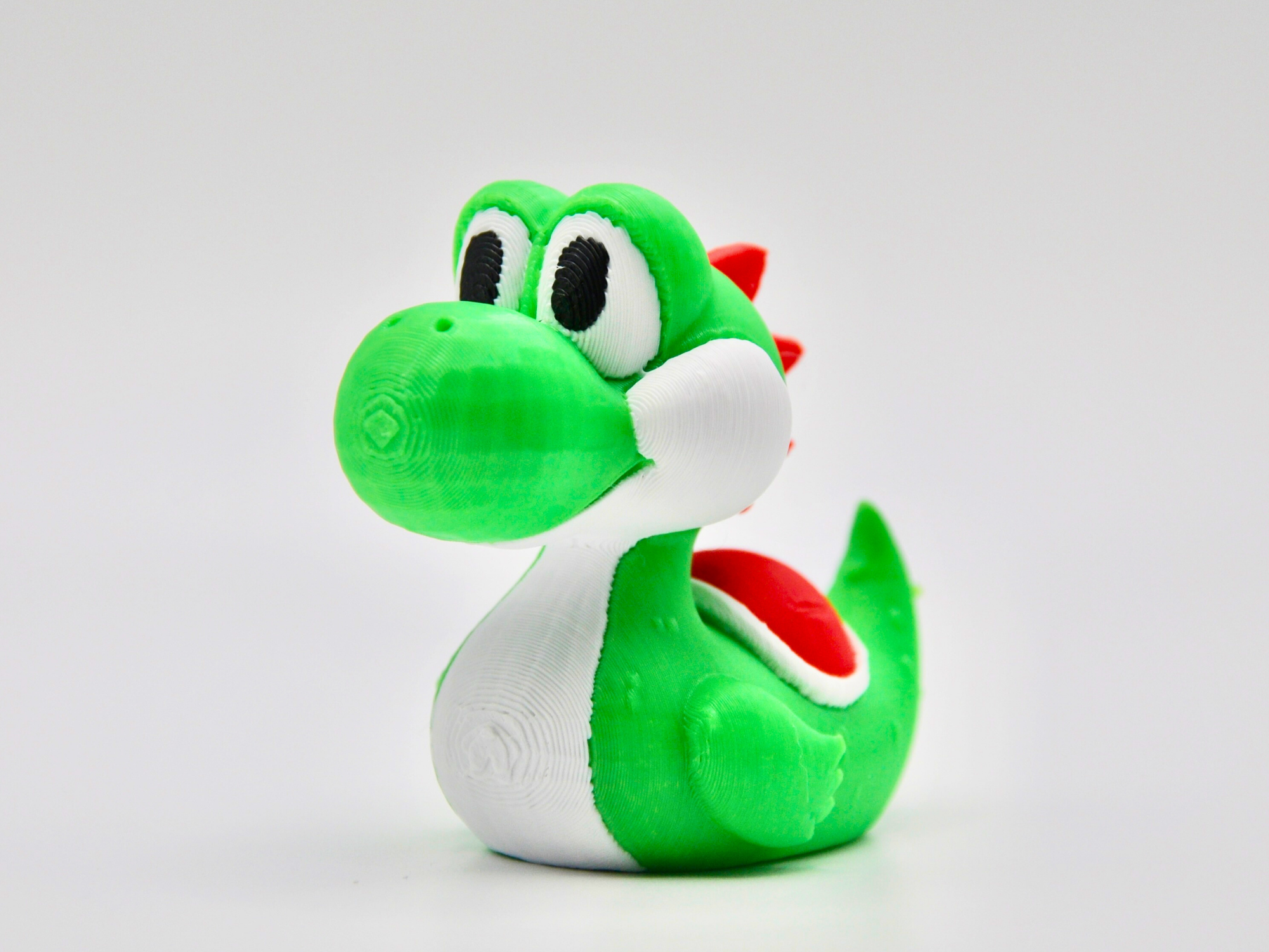 3D Printed Toy Duck Figure Model - Yoshi Duck image 0
