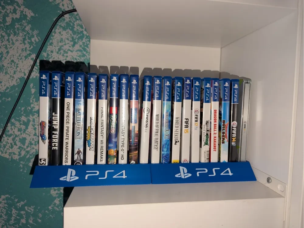 3D Printed PS4 Game Holder For 10 Games