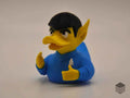 3D Printed Toy Duck Figure Model - Spock Duck