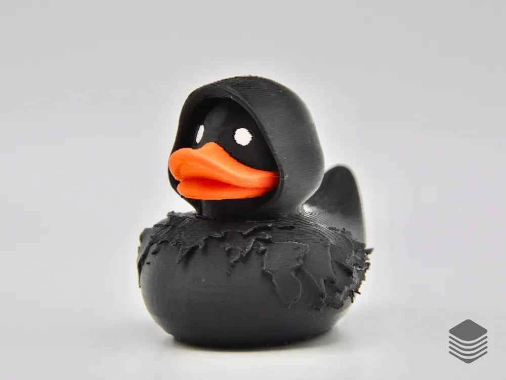 3D Printed Toy Duck Figure Model - Wraith Duck