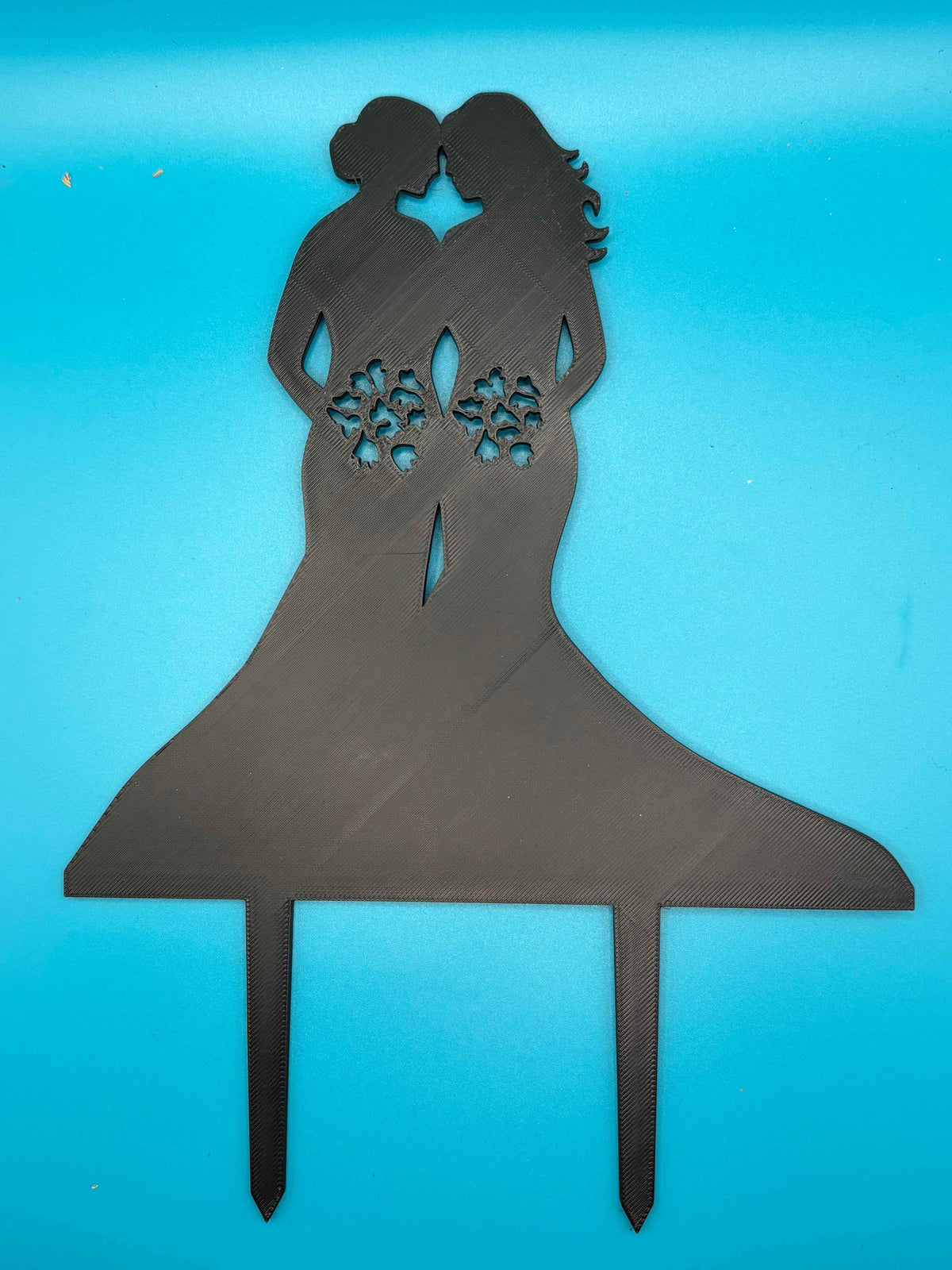 3D Printed Wedding Cake Topper - Any Size - Two Brides