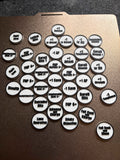 Game Tokens ‚Äì Tabletop Markers 40K, Warhammer, Legion, Wargaming