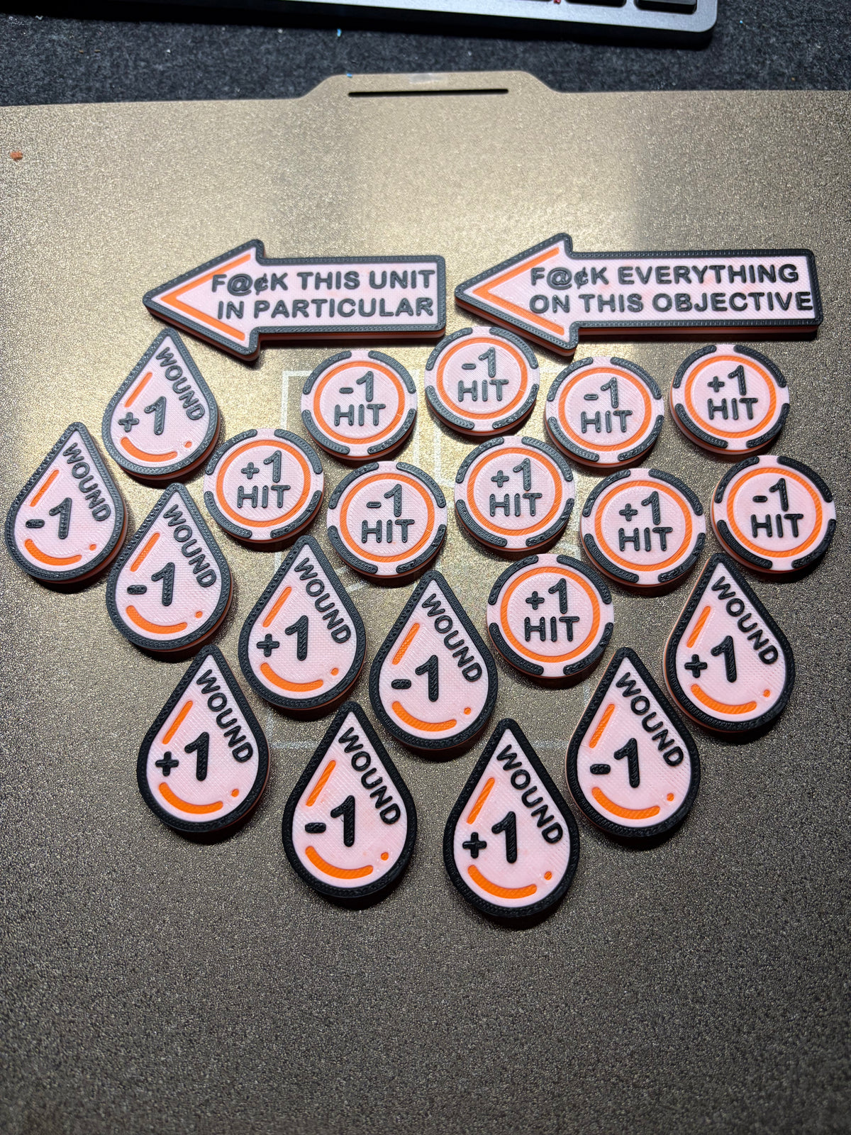 Reminder Tokens  ‚Äì Tabletop Markers 40K, Warhammer, Legion, Wargaming