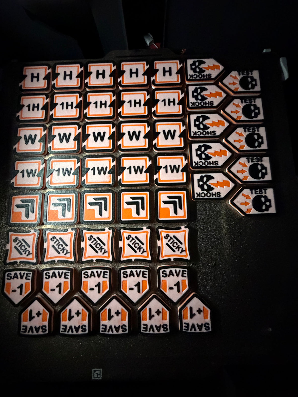Reminder Tokens  ‚Äì Tabletop Markers 40K, Warhammer, Legion, Wargaming
