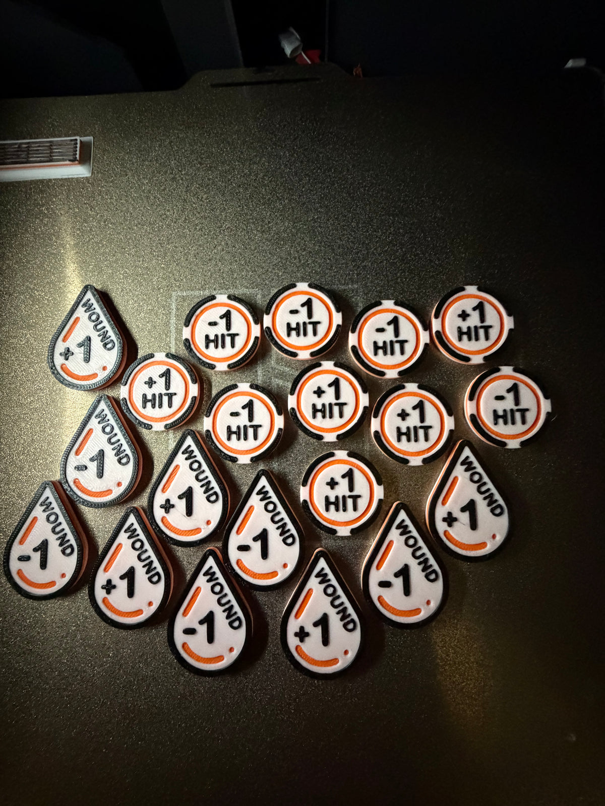 Reminder Tokens  ‚Äì Tabletop Markers 40K, Warhammer, Legion, Wargaming