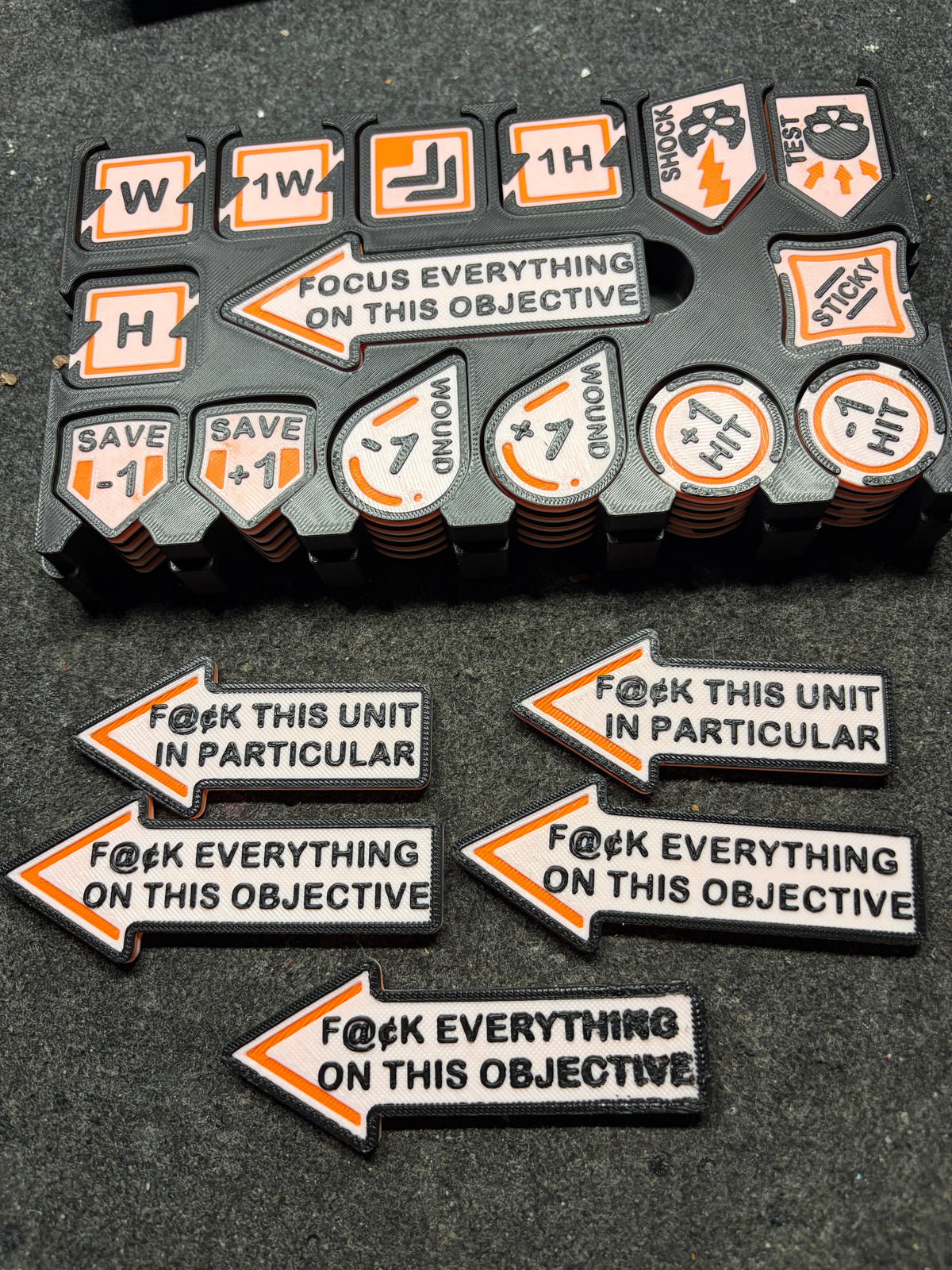 Reminder Tokens  ‚Äì Tabletop Markers 40K, Warhammer, Legion, Wargaming