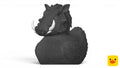 3D Printed Toy Duck Figure Model - Warthog Duck image 0