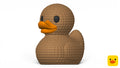 3D Printed Toy Duck Figure Model - Basket Weave Duck image 0