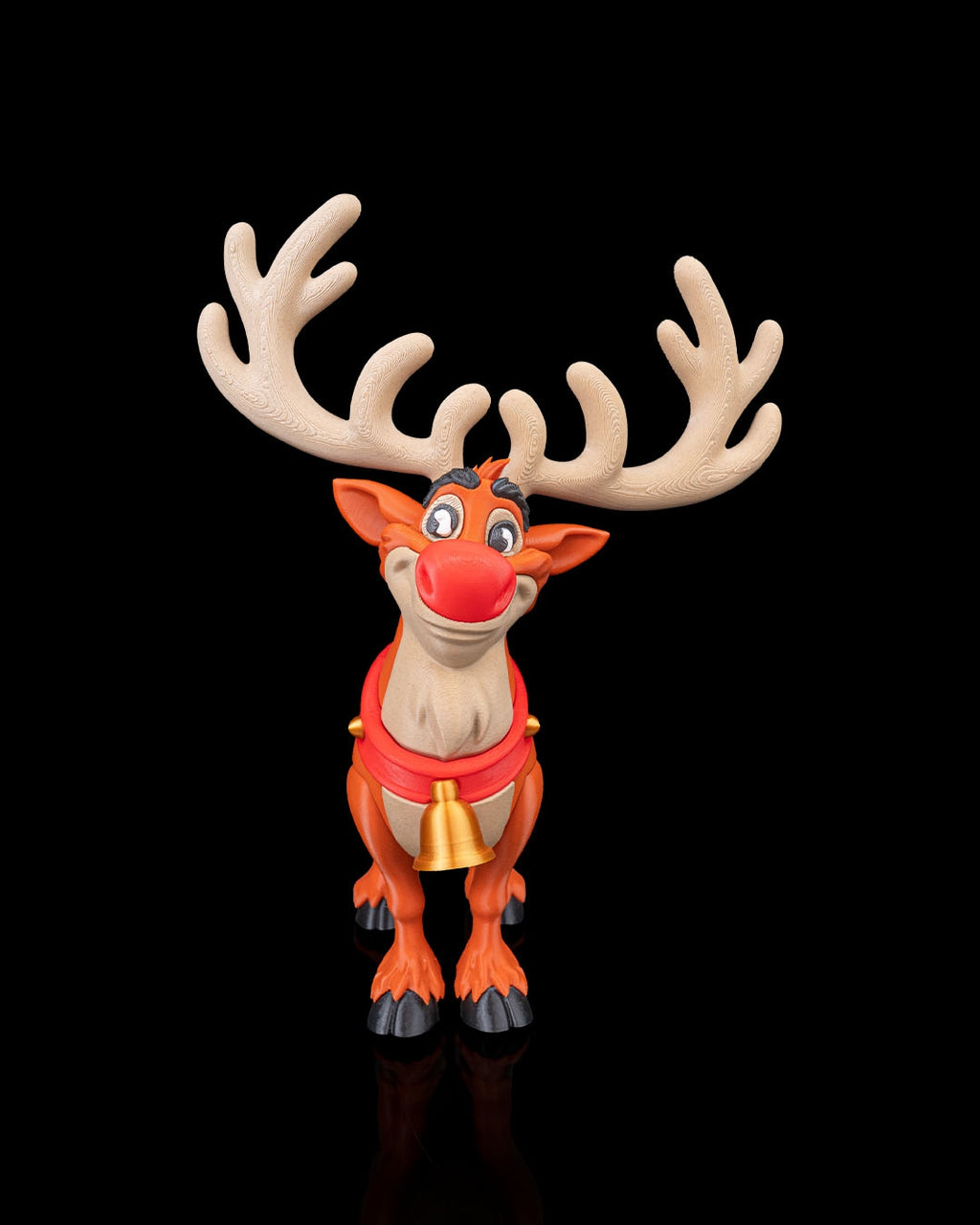 3D Printed Christmas Rudolph, the Sleigh Guardian image 4