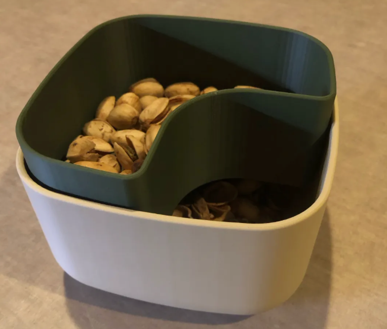 3D Printed Pistachio Bowl- Any Colour image 0