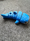 3D Printed Articulated Fish Whale – Flexible Fidget Figures image 0