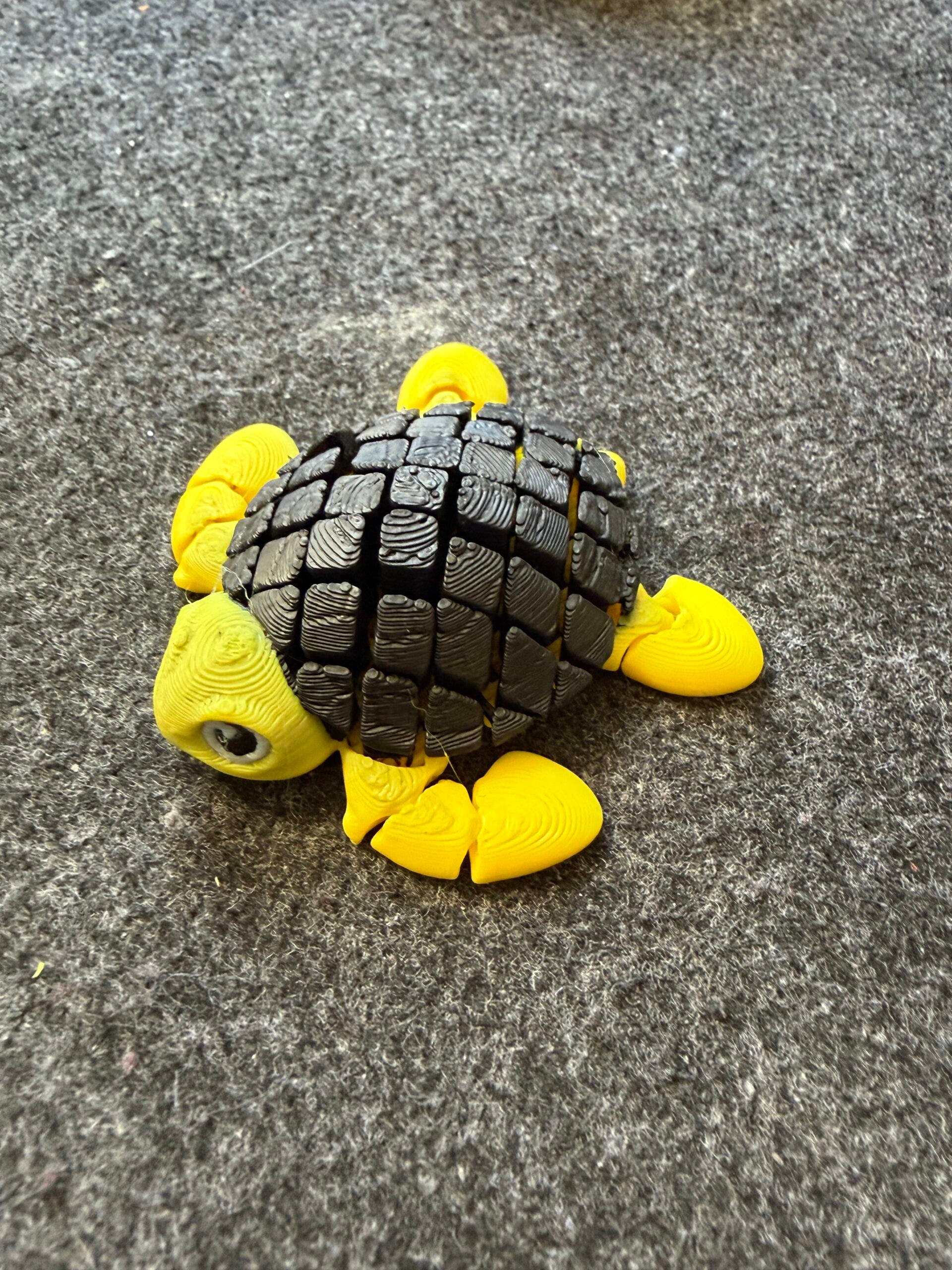 3D Printed Toy Model - Flexible Turtle Animal image 0
