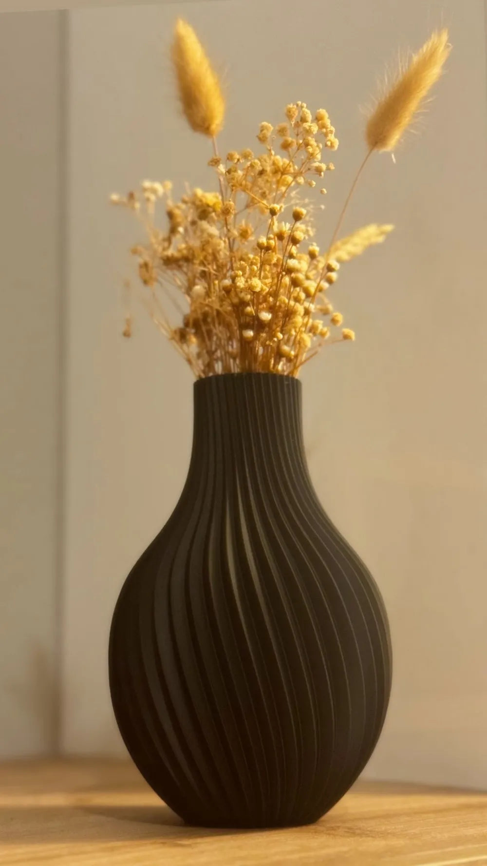 Spiral Twirled 3D Printed Decorative for Faux or Dried Flowers image 0