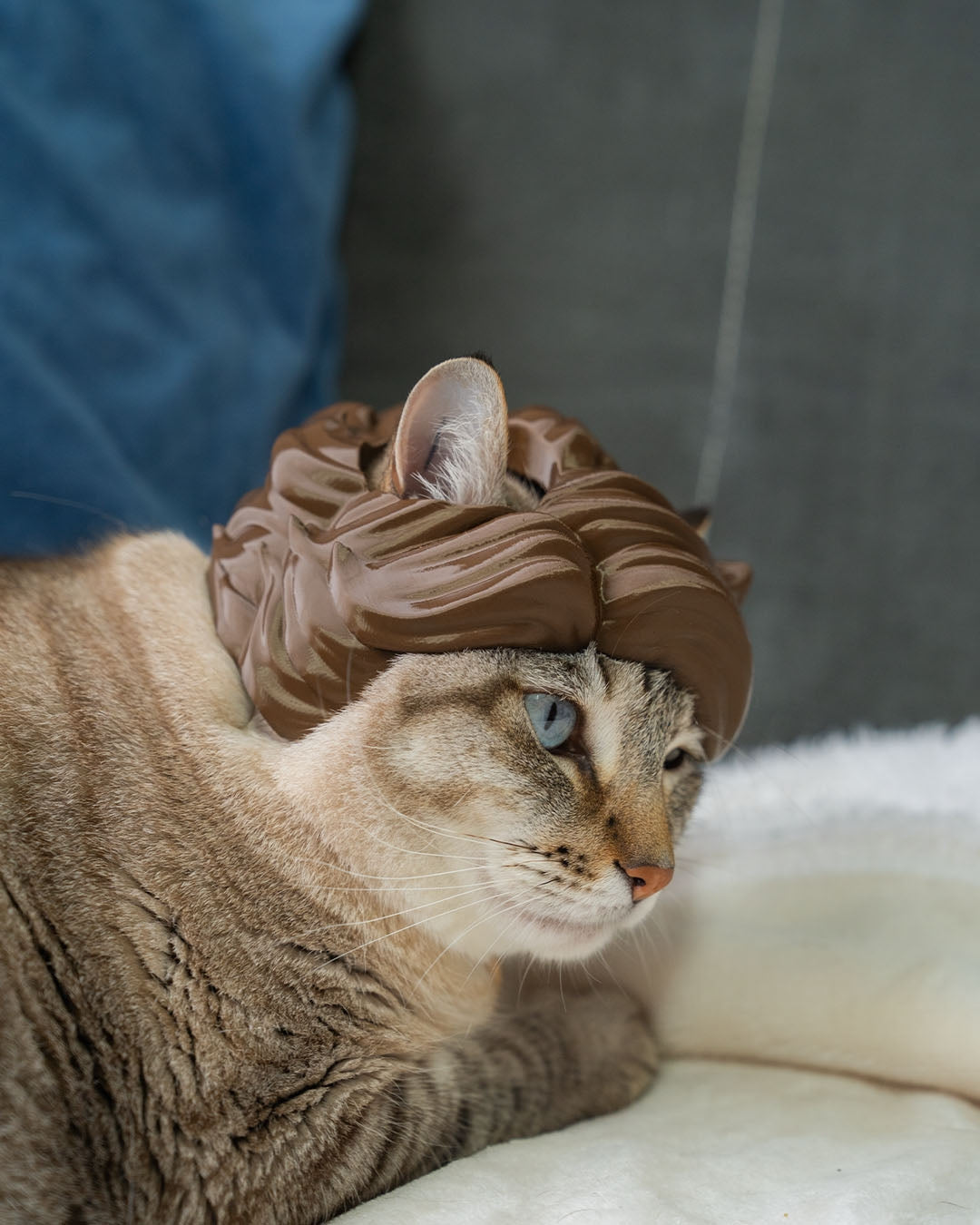 3D Printed Glam Wave - Cat Costume Helmet