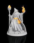 3D Printed Miniature War Warrior Model - Emberpeak Wizard image 0