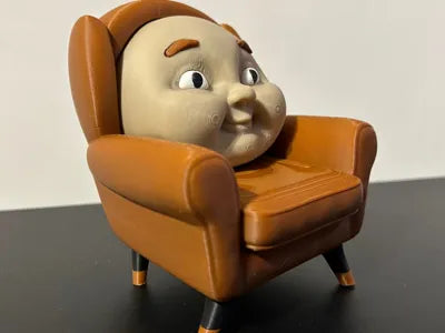 3D Printed Italian Brainrot Action Figure Model -pararell bararell image 0