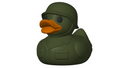 3D Printed Toy Duck Figure Model - Green Army Man Duck image 0