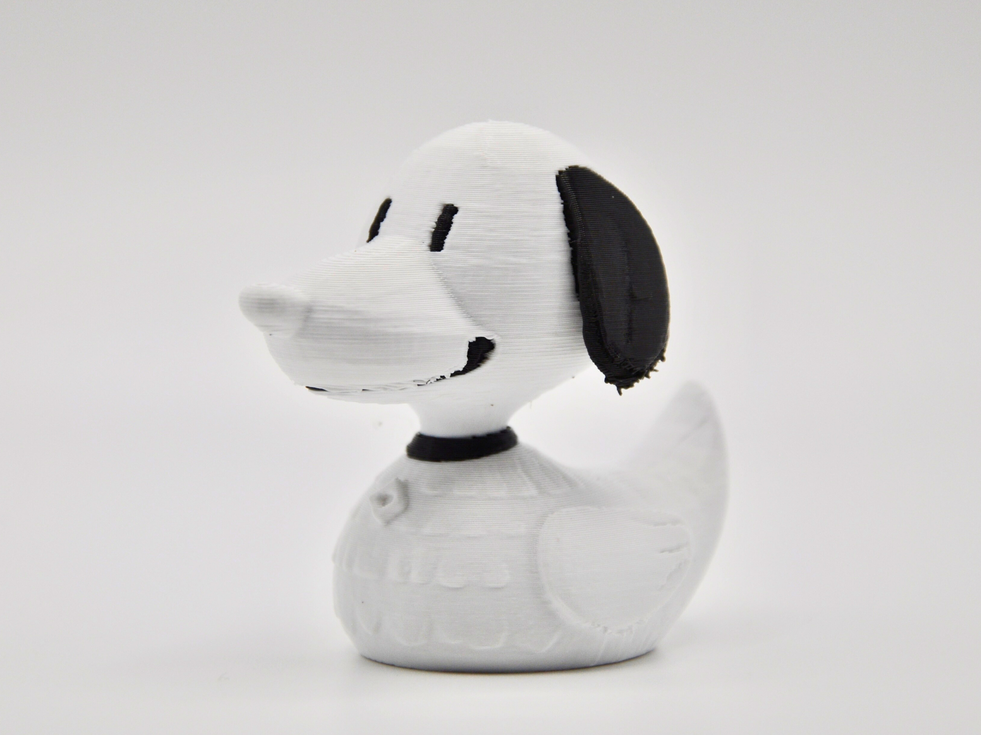 3D Printed Toy Duck Figure Model - Snoopy Duck image 0