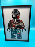 3D Printed Lego Man Sign Picture Frame image 0