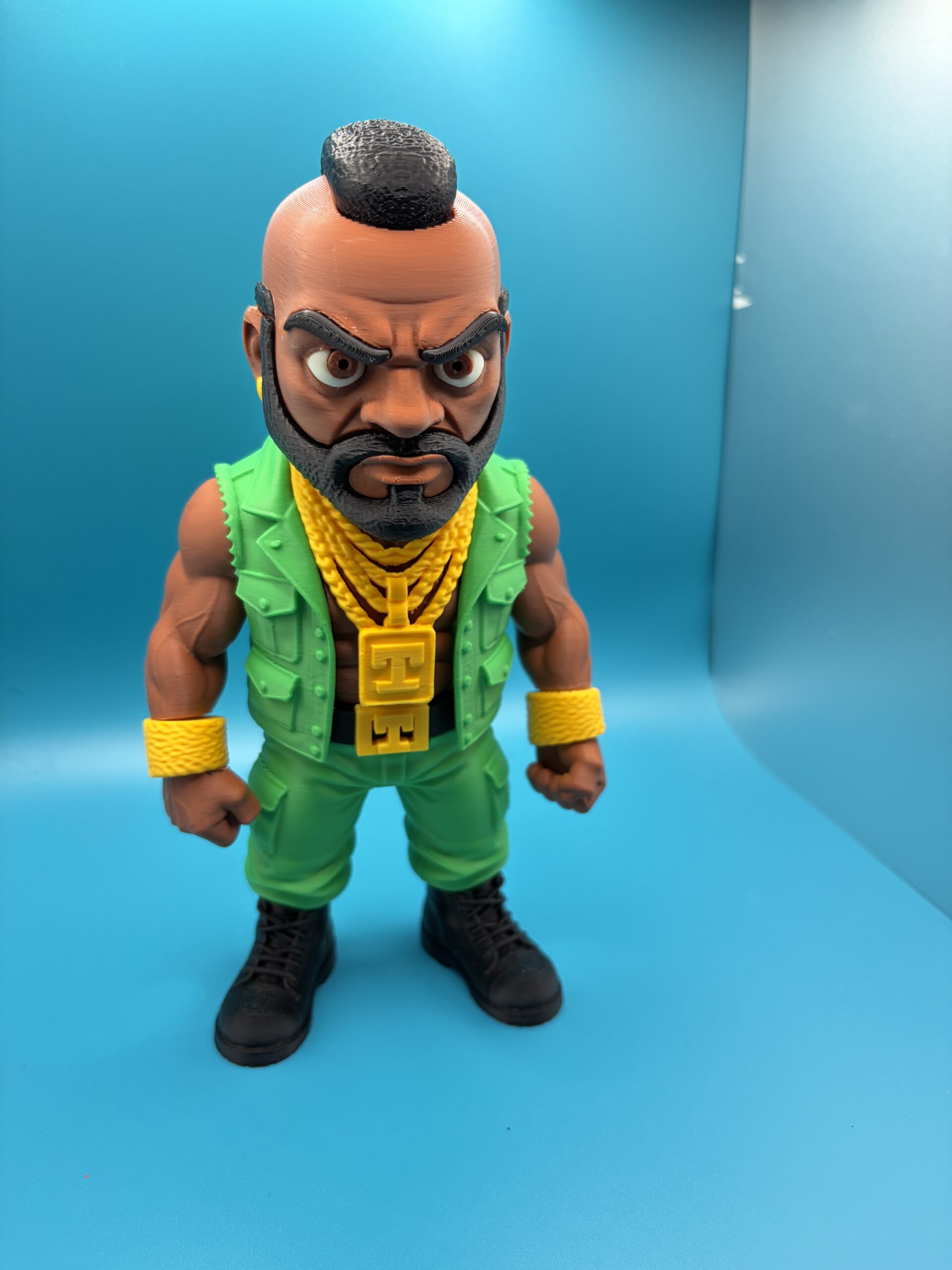 3D Printed Toy Action Fiqure Model - Baracus (A-Team) image 0