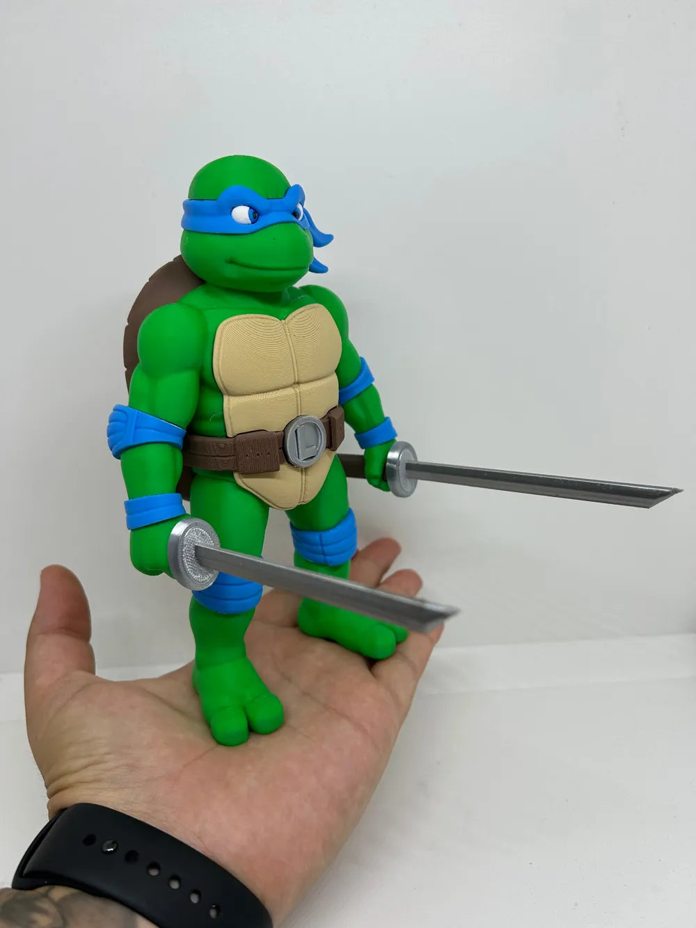 3D Printed Toy Action Figure Model - Leonardo - Ninja Turtles image 0