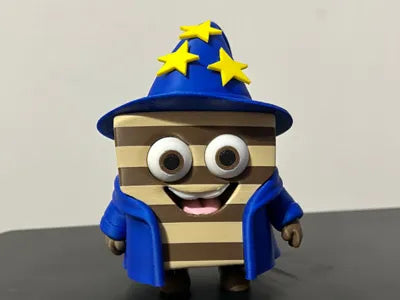 3D Printed Italian Brainrot Action Figure Model - The Tiramisu Wizard image 0