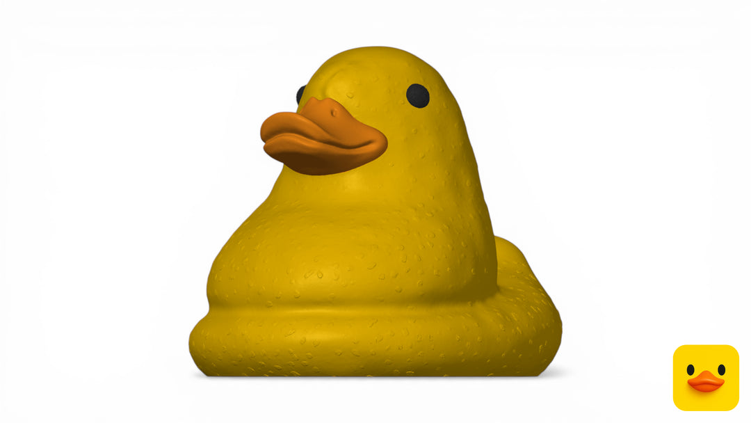 3D Printed Toy Duck Figure Model - Peeps Duck image 0