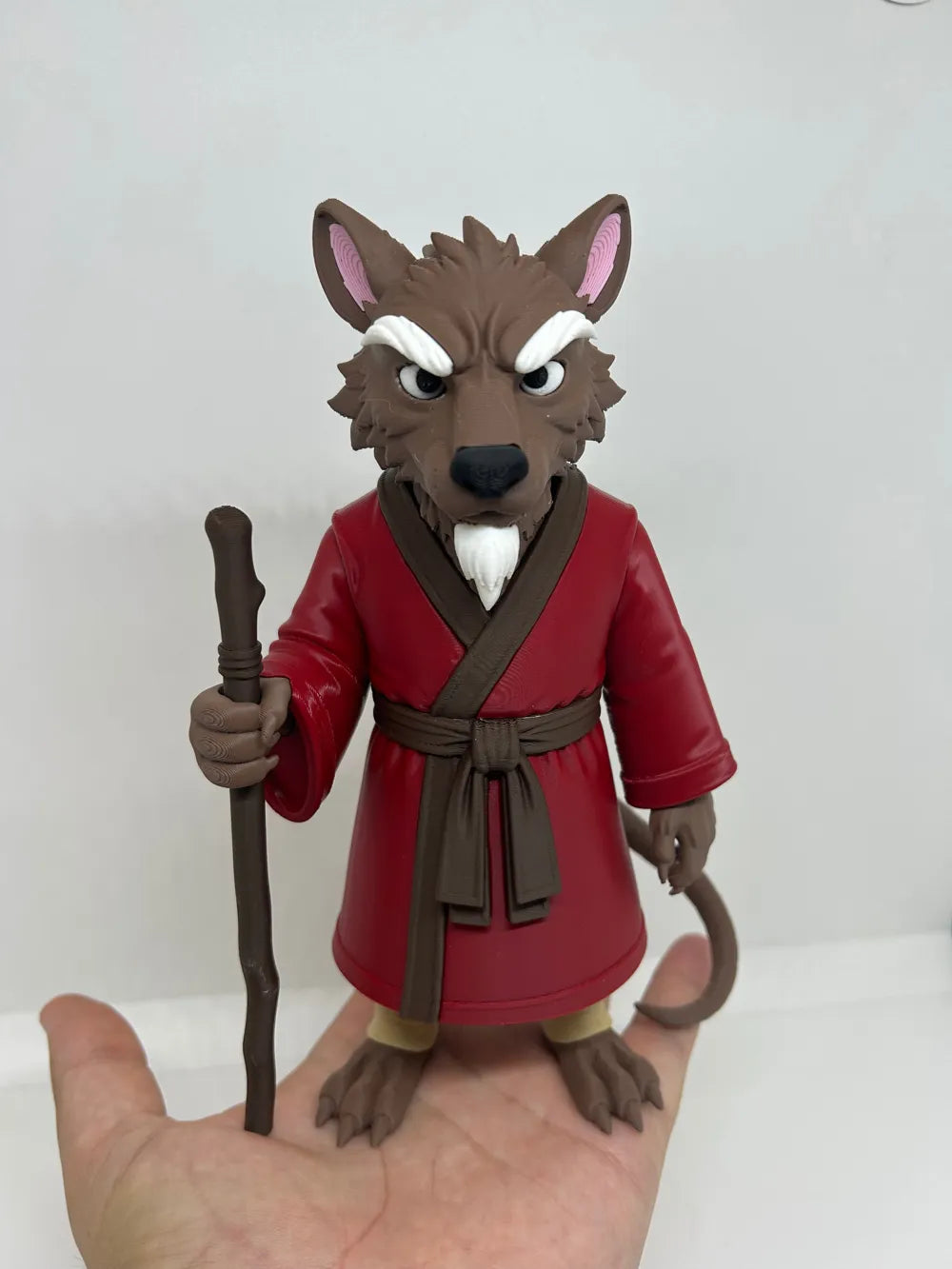 3D Printed Toy Action Figure Model - Splinter image 0