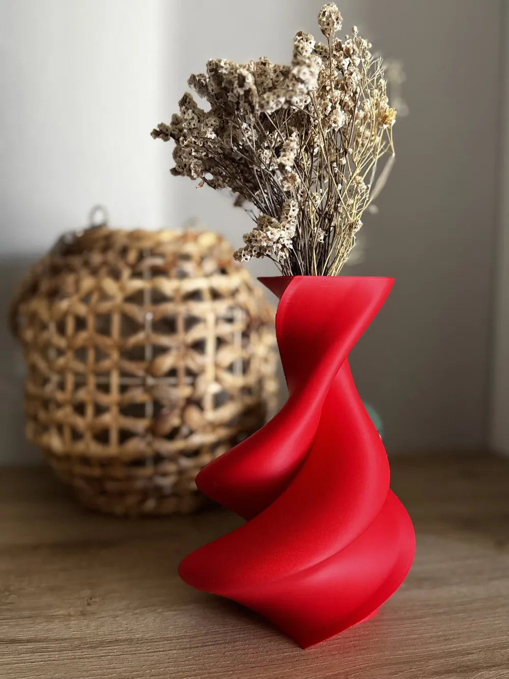 Decortive Vase 3D Printed Decorative for Faux or Dried Flowers image 0