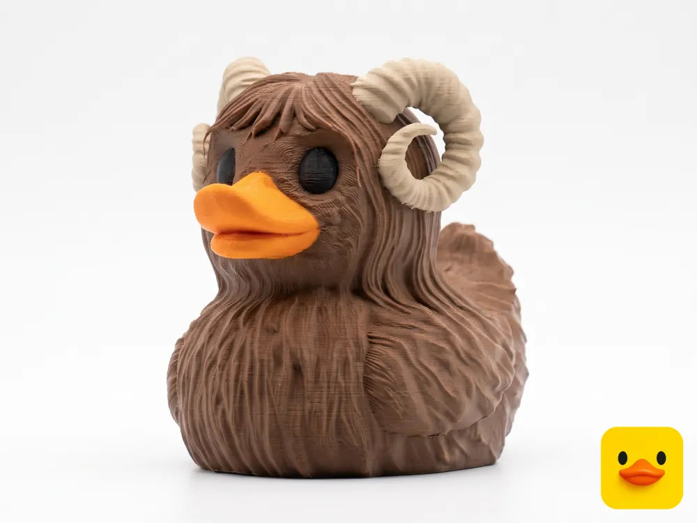 3D Printed Toy Duck Figure Model - Bantha Duck