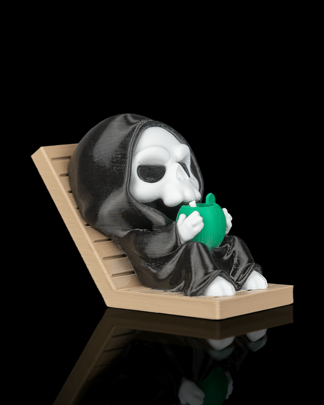 3D Printed Model - Ghost Face Resting In Paradise image 0