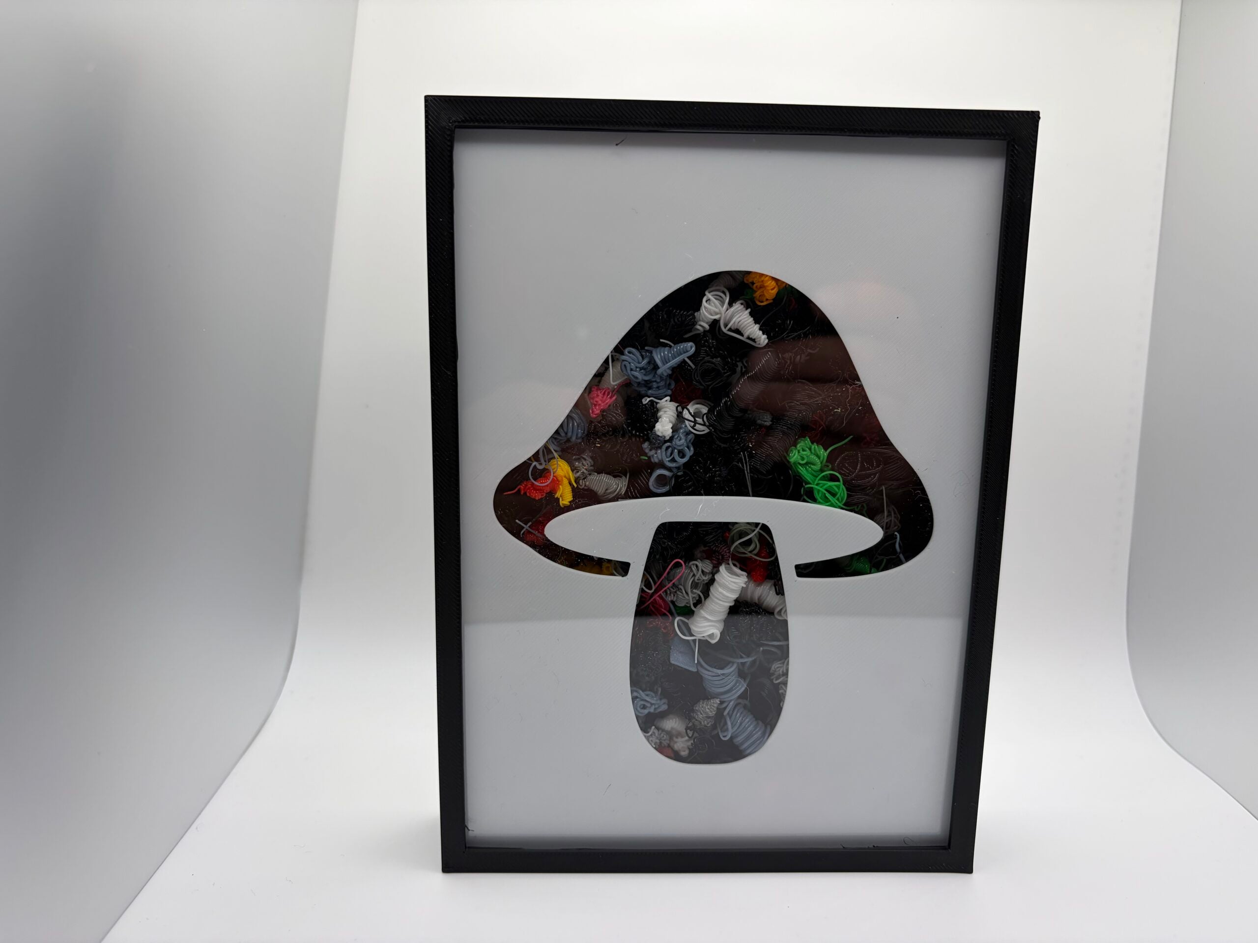 3D Printed Mushroom Sign Picture Frame image 0