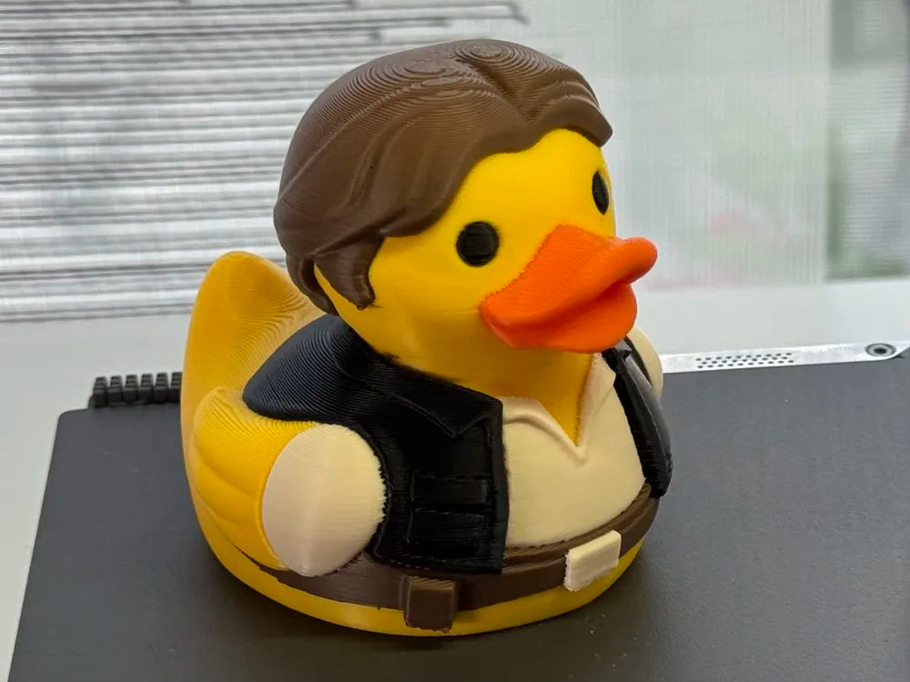 3D Printed Toy Duck Figure Model - Han Solo image 0