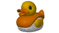 3D Printed Toy Duck Figure Model - Nigiri Duck image 0