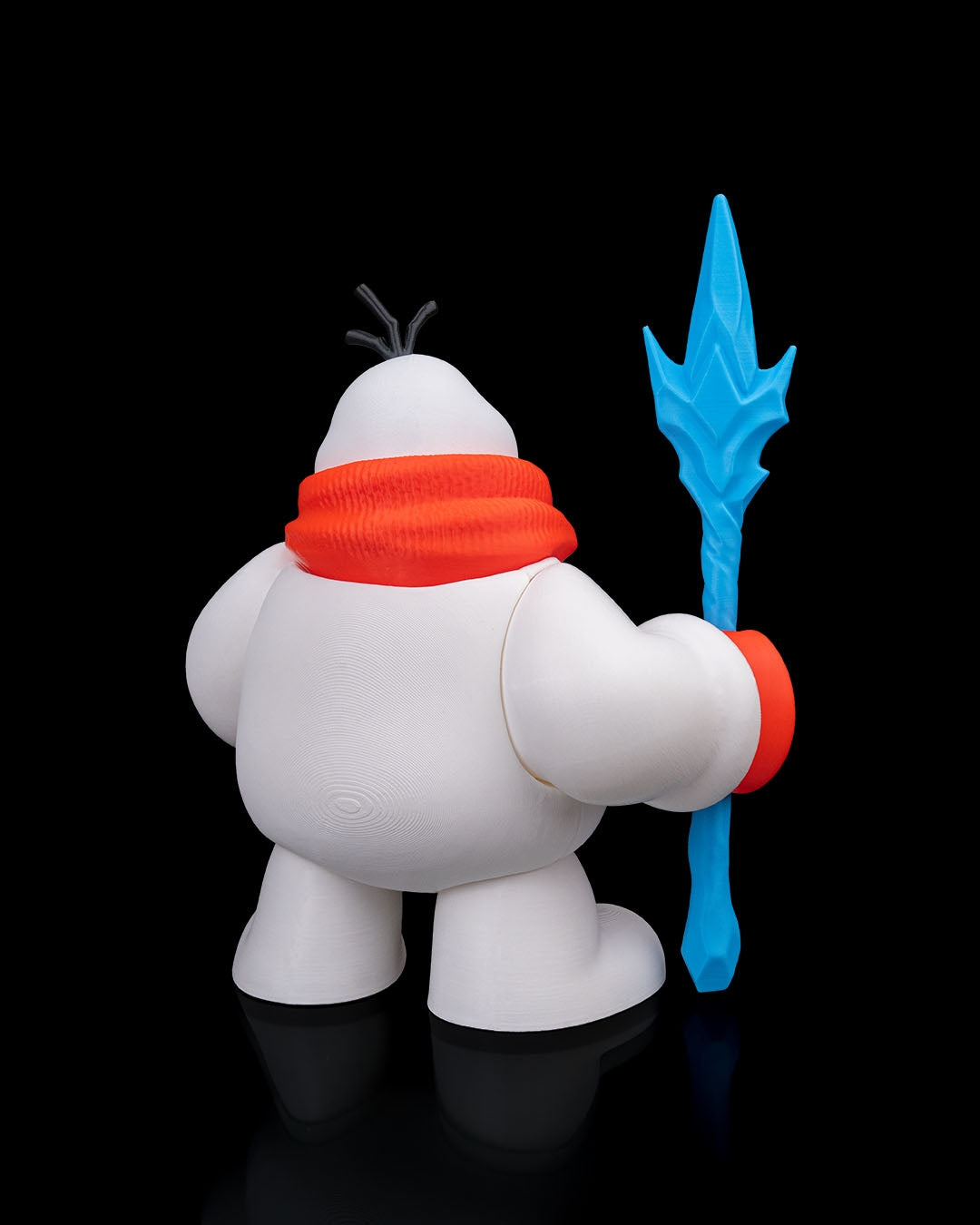 3D Printed Christmas Snow Sentinel Snowman image 3