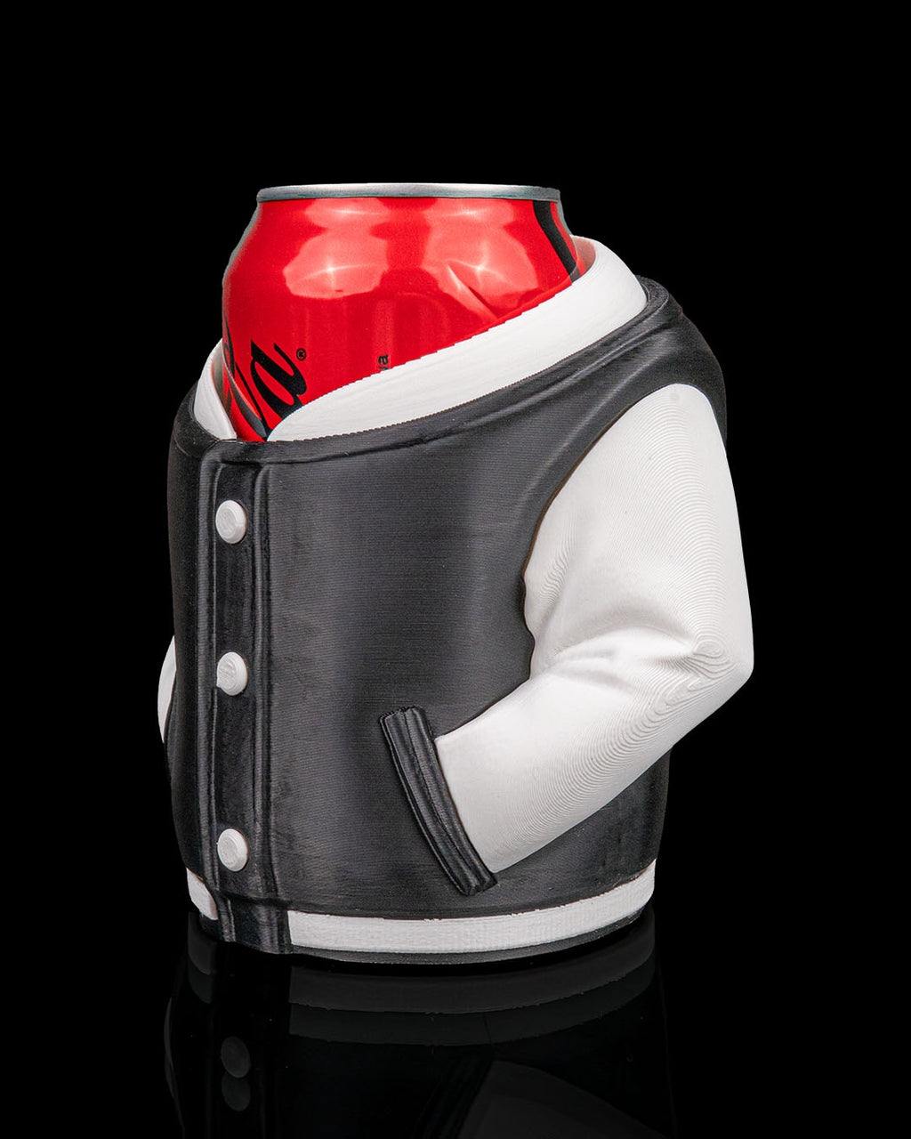 3D Printed Varsity Jacket, Beer, Pen Can Holder image 5