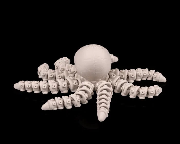 3D Printed Deep Sea Flexible Skeleton Octopus image 1