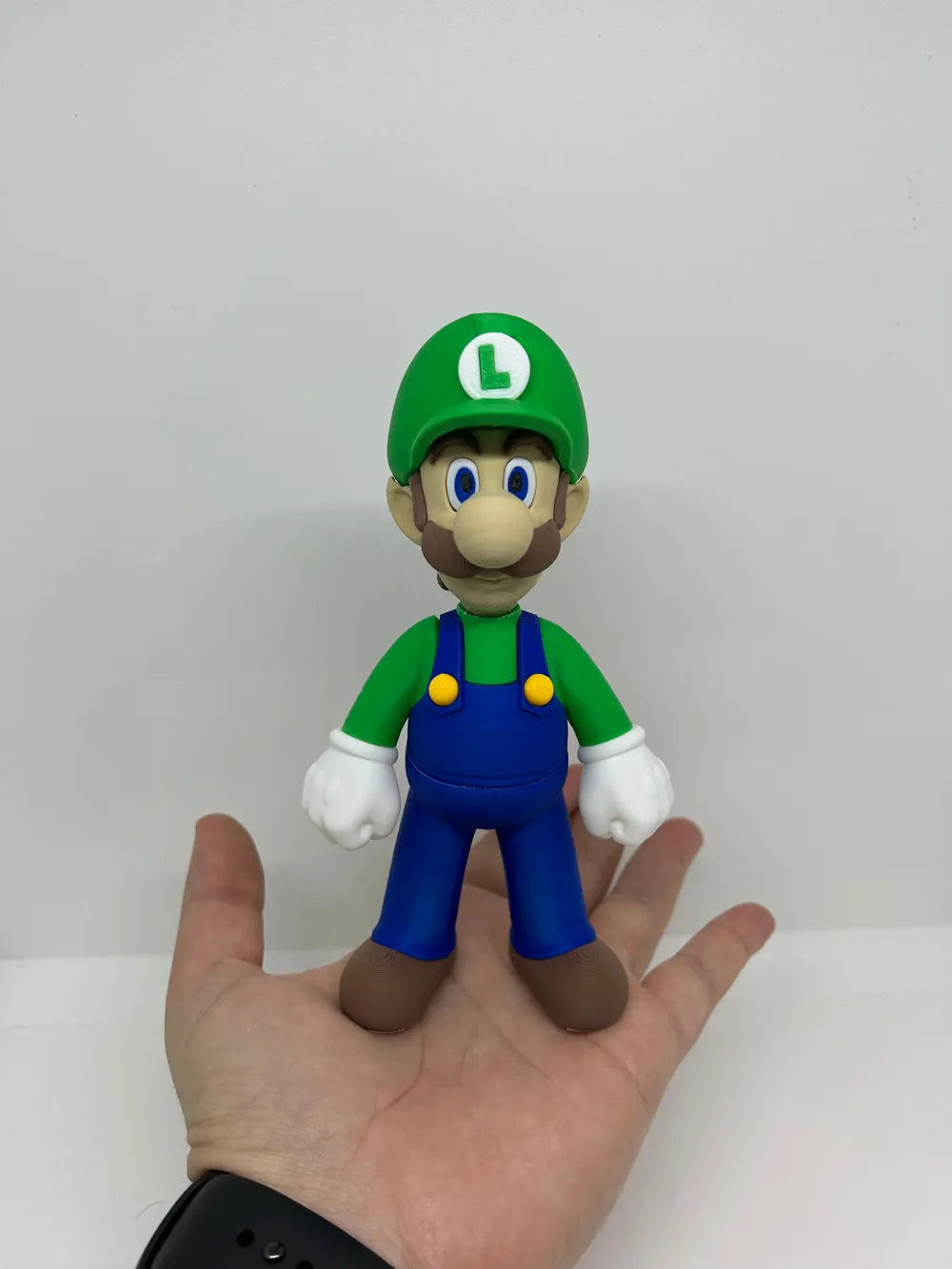 3D Printed Toy Action Figure Model -Luigi image 0
