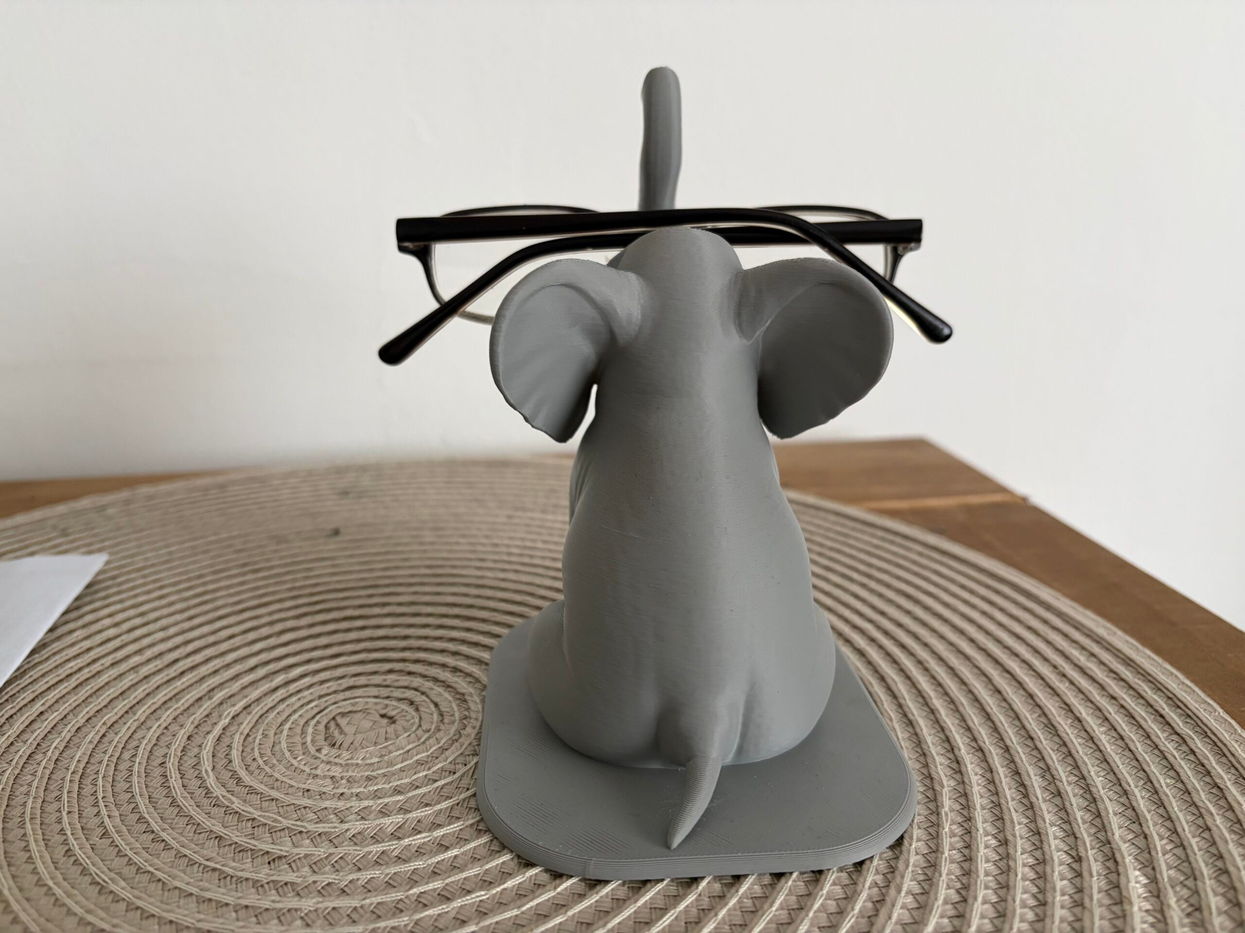 3D Printed Elephant Glasses Stand image 1